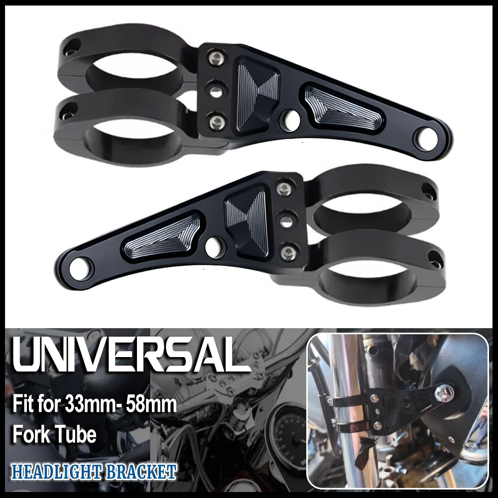 Mountain Biking Denver - 유니버설 33mm-58mm 헤드라이트 브래킷 마운트 클램프