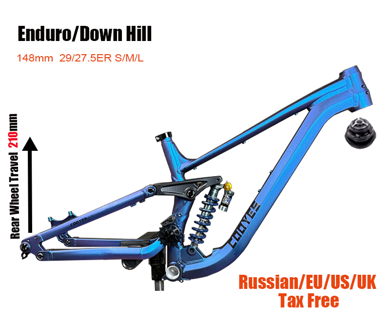 Mountain Biking Uk - 풀 서스펜션 알루미늄 자전거 프레임, 소프트