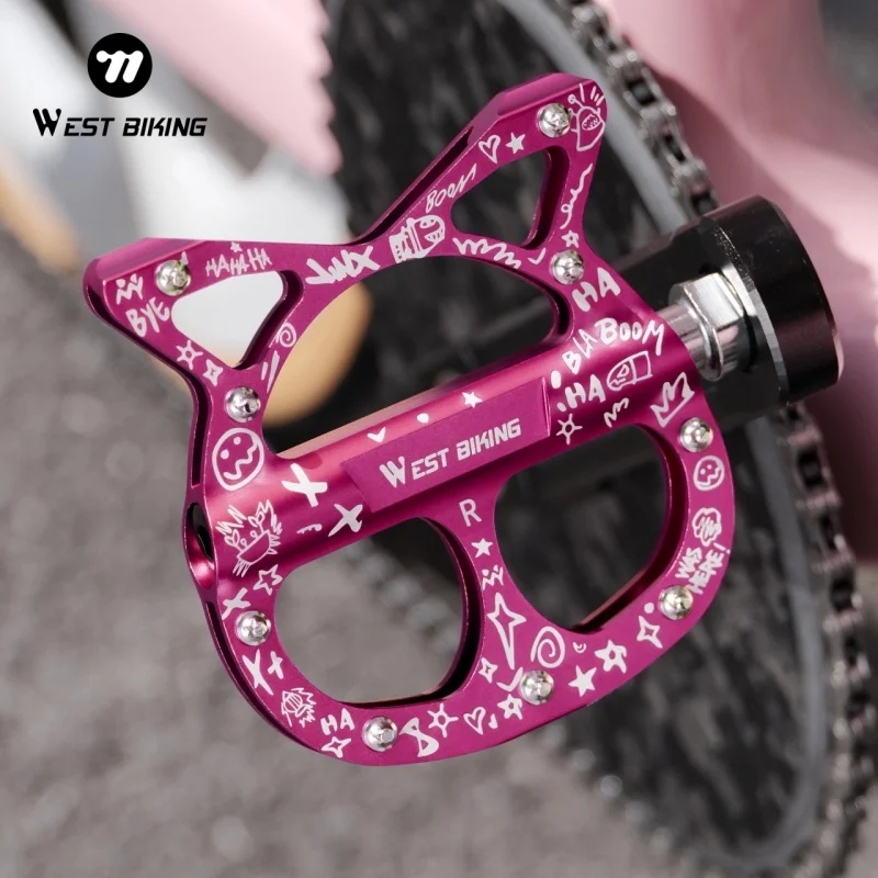 웨스트 바이킹 자전거 페달 3 베어링 고양이 모양 MT - Pedal Platform Flat 리뷰 및 가격