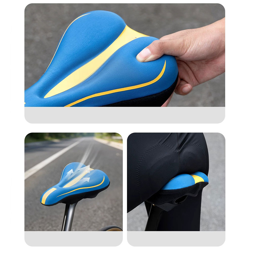실리콘 자전거 시트 커버 두꺼운 스폰지 미끄럼 방지 통 - Mountain Biking Accessories 리뷰 및 가격