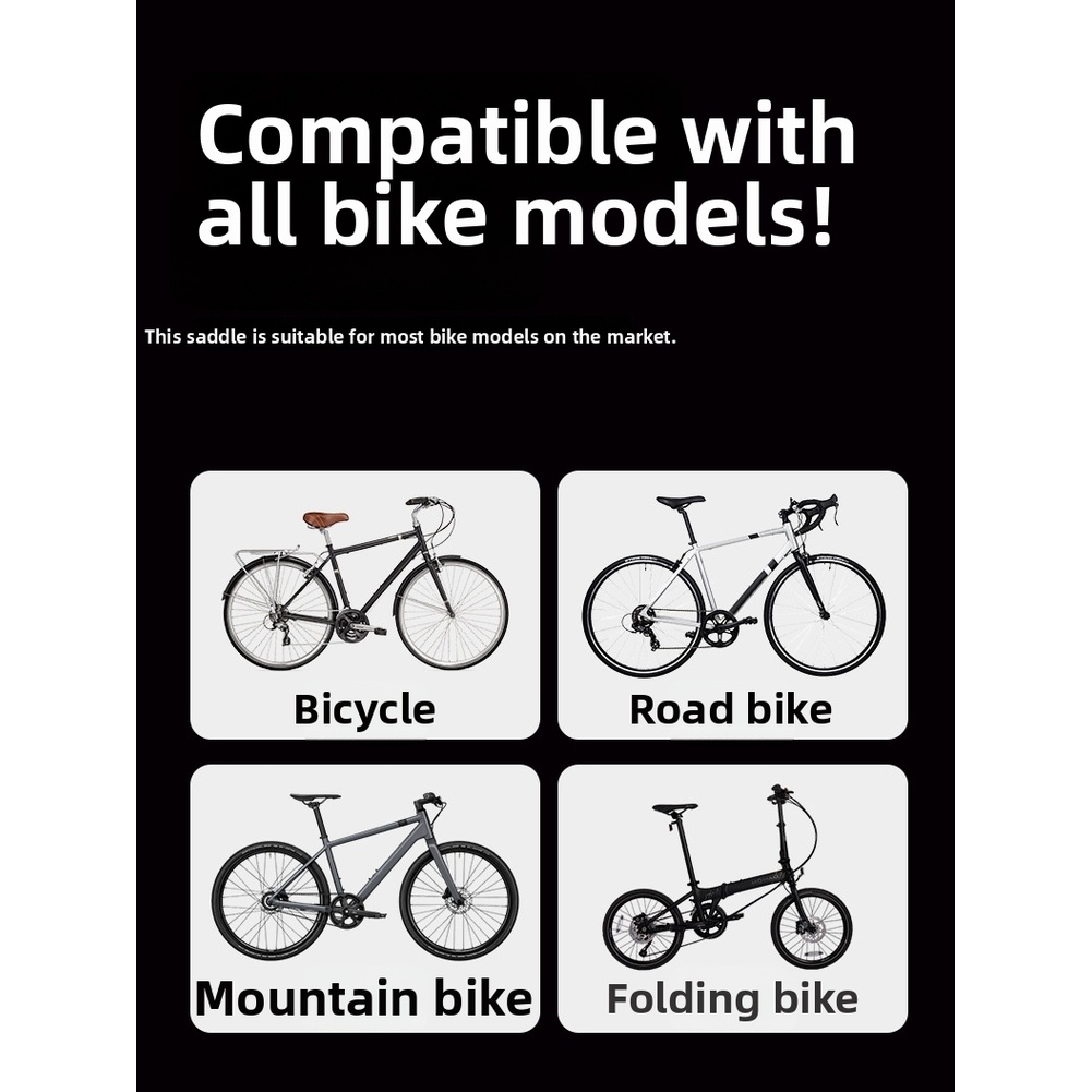 넓고 두꺼운 지지력 있는 폼 자전거 안장, 충격 흡수  - Mountain Biking Accessories 리뷰 및 가격