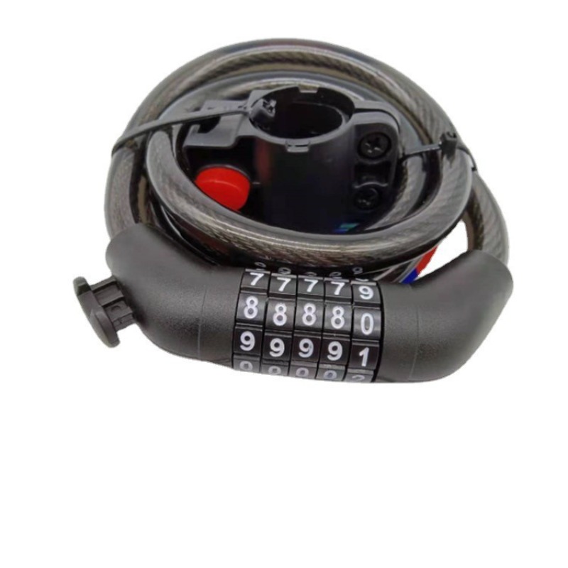 자전거 잠금장치, 전기 자전거 5자리 비밀번호 잠금장치 - Mountain Biking Accessories 리뷰 및 가격