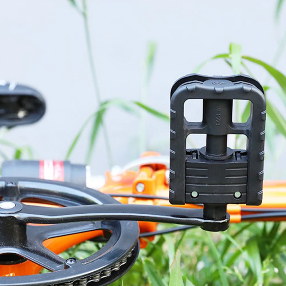 접이식 자전거 페달 반사경이 있는 범용 접이식 페달 풋 - Pedal Platform Flat 리뷰 및 가격